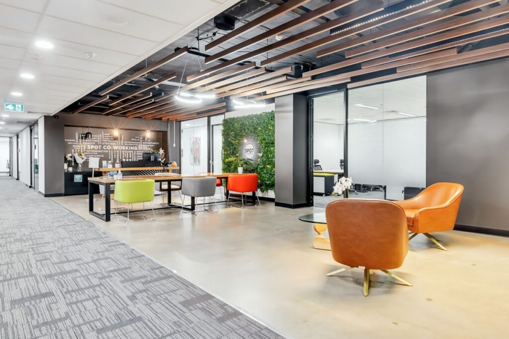 foyer common area full view Spot Coworking l