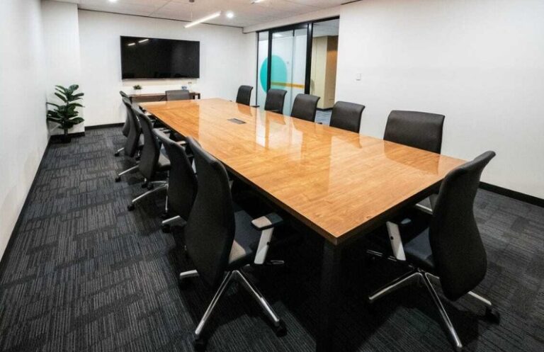 12 seat boadroom L2 angle Spot Coworking m