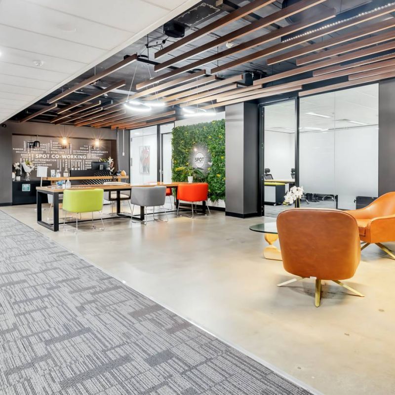 foyer common area Spot Coworking sq